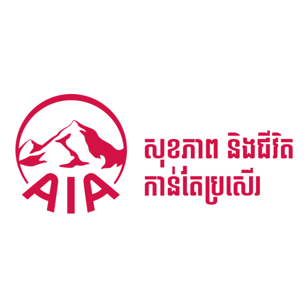 AIA (Cambodia) Life Insurance Logo PNG Vector