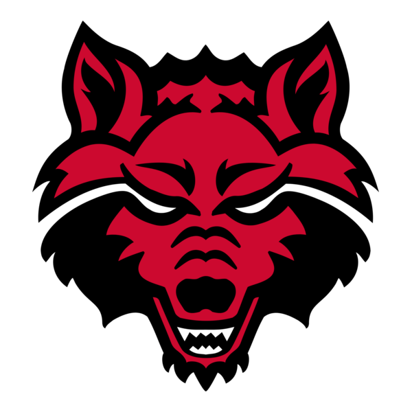 Arkansas State Red Wolves Logo PNG Vector