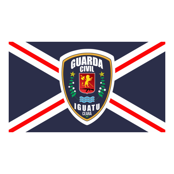 Bandeira Guarda Civil Municipal Iguatu Ceará Logo PNG Vector