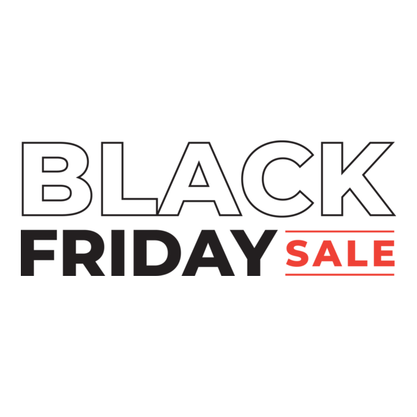 Black Friday Sale Logo PNG Vector