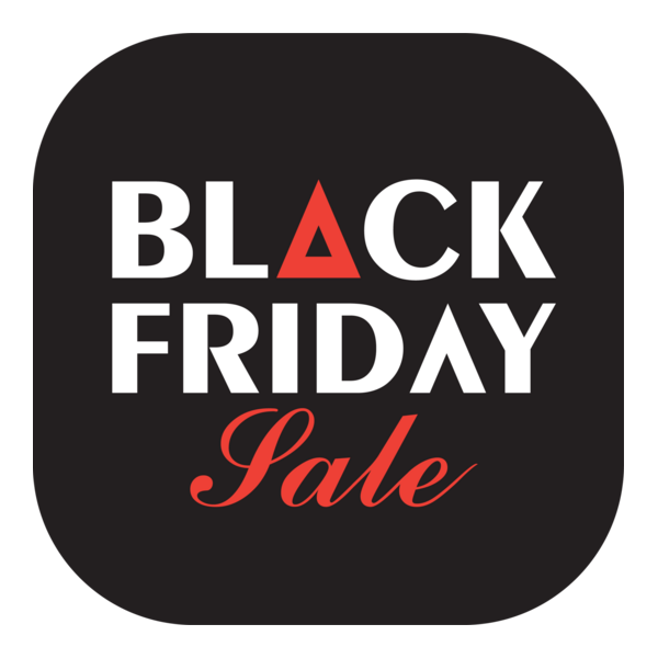 Black Friday Sale Logo PNG Vector