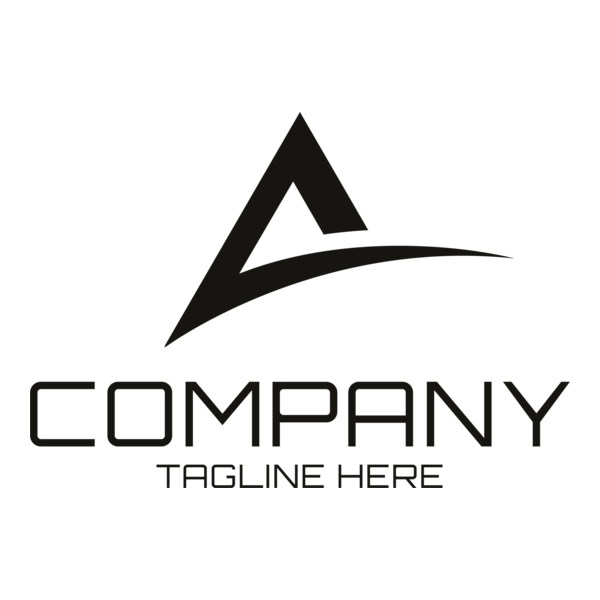 Black Letter A Logo PNG Vector