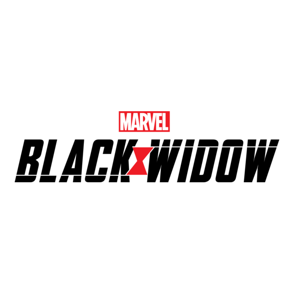 Black Widow Logo PNG Vector