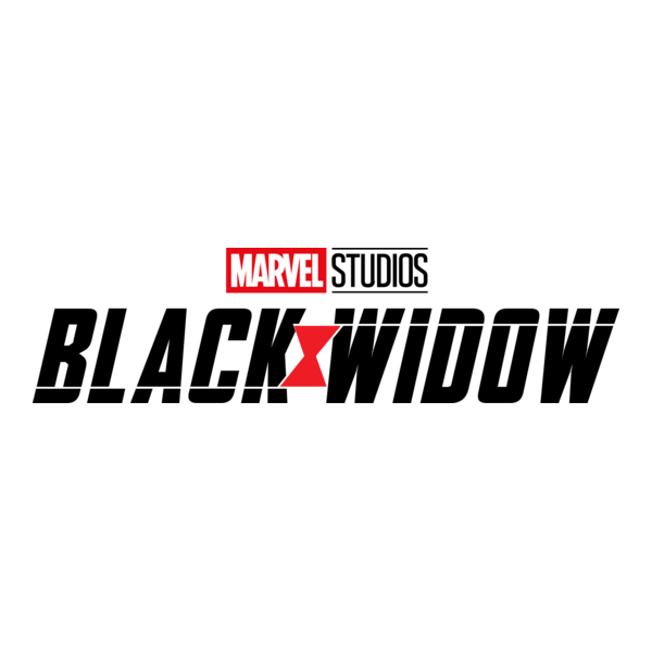 Black Widow Logo PNG Vector