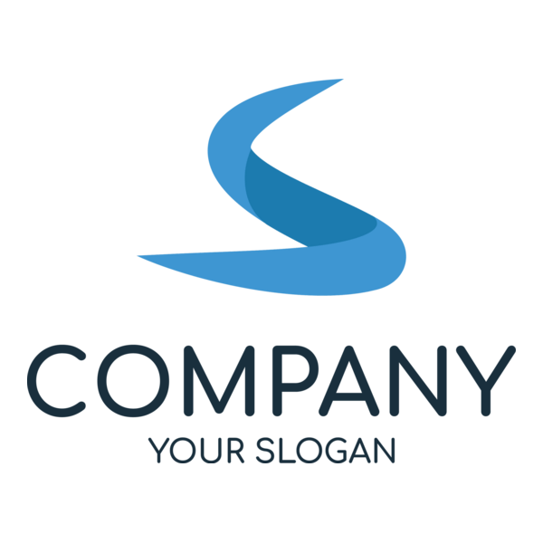 Blue Letter S Company Logo PNG Vector