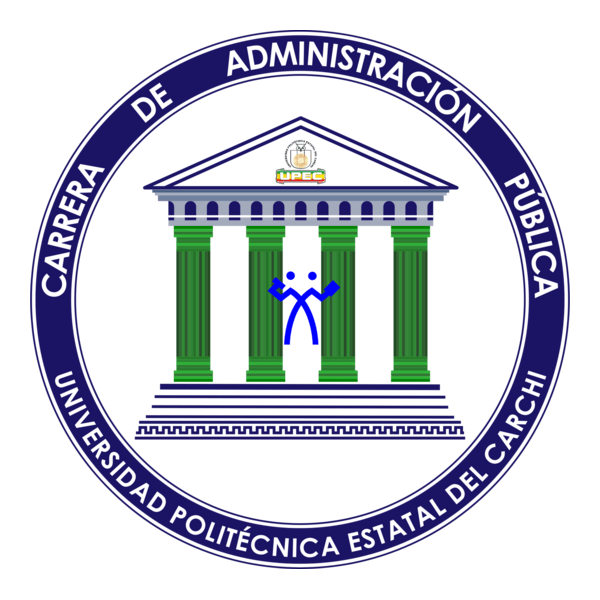 Carrera de Administración Pública UPEC Logo PNG Vector