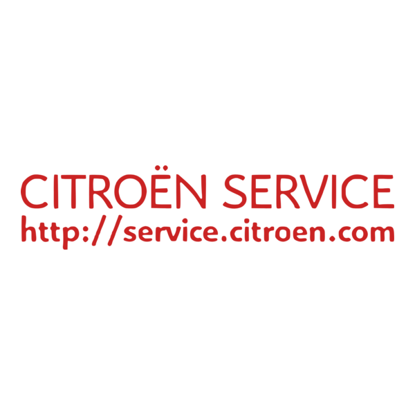 Citroen Service Logo PNG Vector