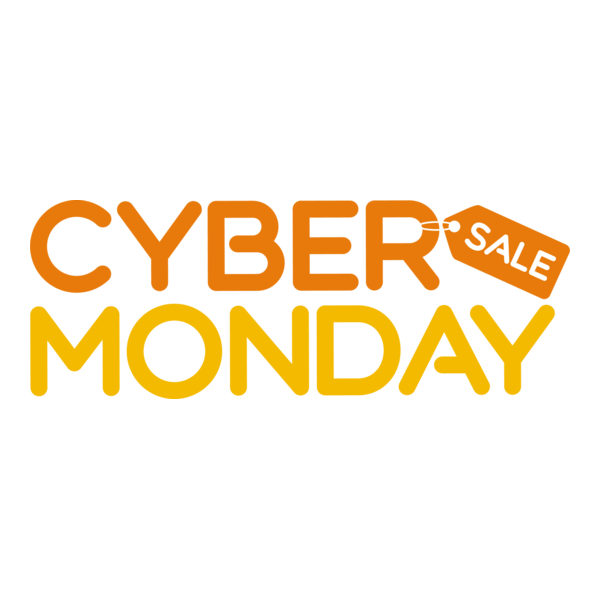 Cyber Monday Sale Logo PNG Vector