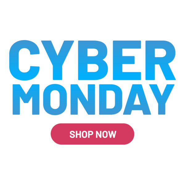 Cyber Monday Shopping Logo PNG Vector
