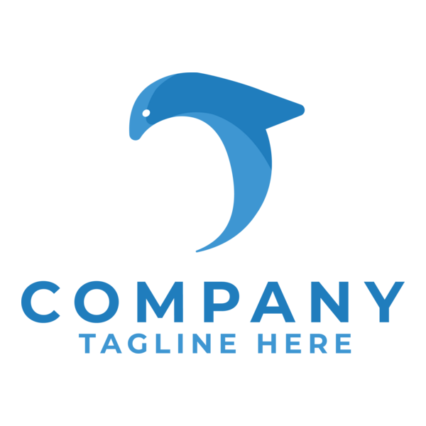 Dolphin Company Logo PNG Vector