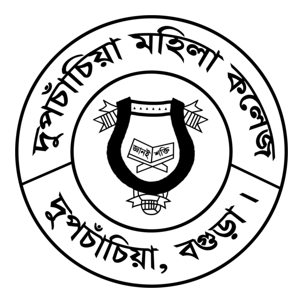 Dupchanchia Mohila Collage Logo PNG Vector