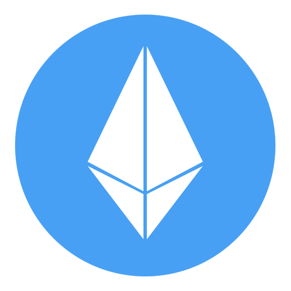 Ethereum Blue Logo PNG Vector