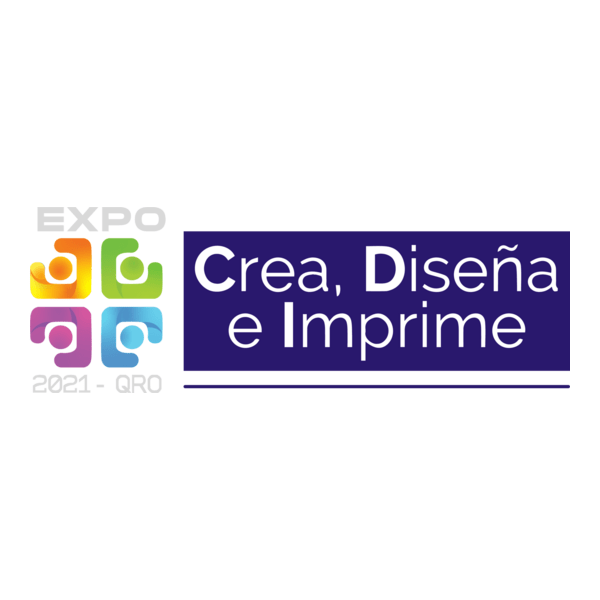 Expo Crea Diseña Imprime Logo PNG Vector