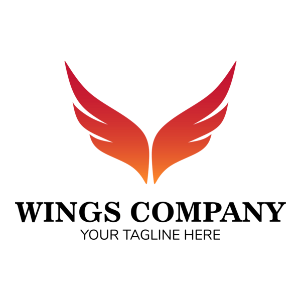 Flaming Wings Company Logo PNG Vector