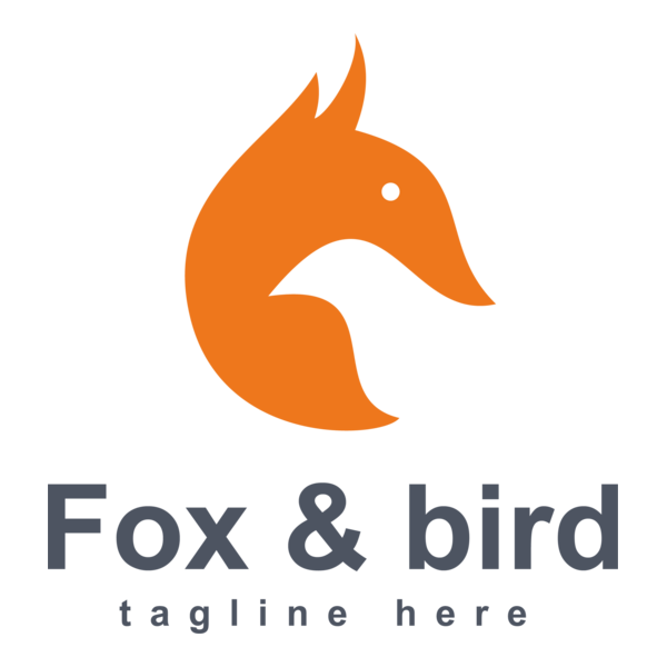 Fox & Bird Company Logo PNG Vector