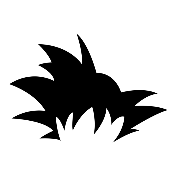 goku hair Logo PNG Vector