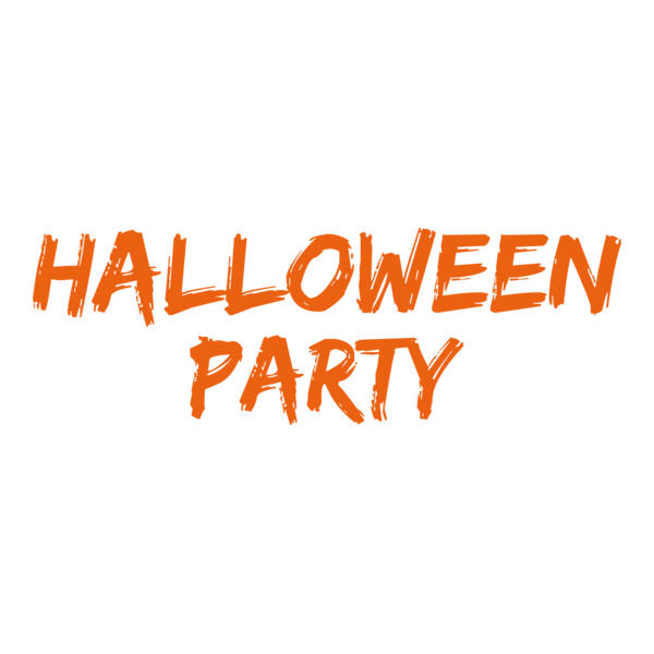 Halloween Party Logo PNG Vector
