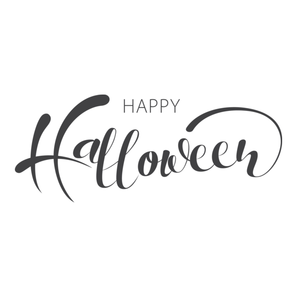 Happy Halloween Logo PNG Vector