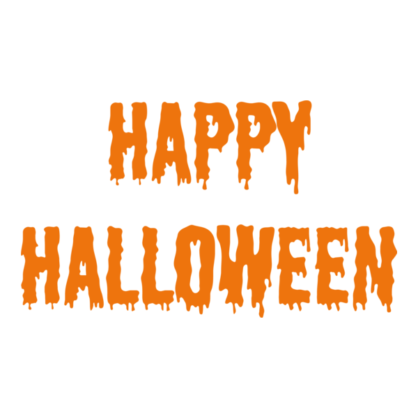 Happy Halloween Logo PNG Vector