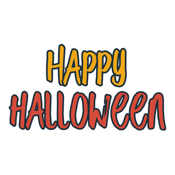 Happy Halloween Logo PNG Vector