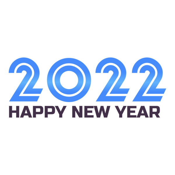 Happy New Year 2022 Logo PNG Vector
