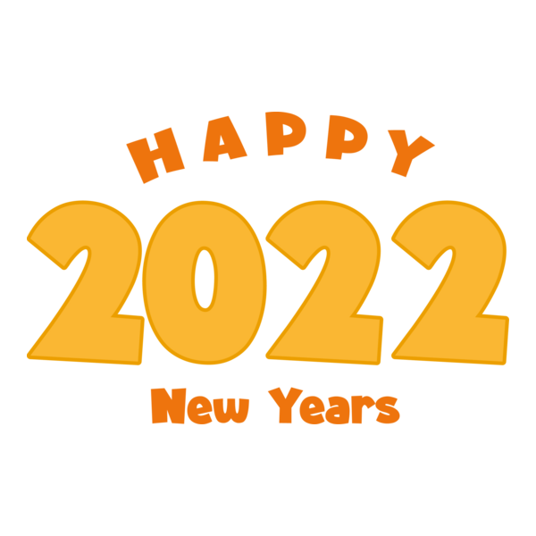 Happy New Year 2022 Logo PNG Vector