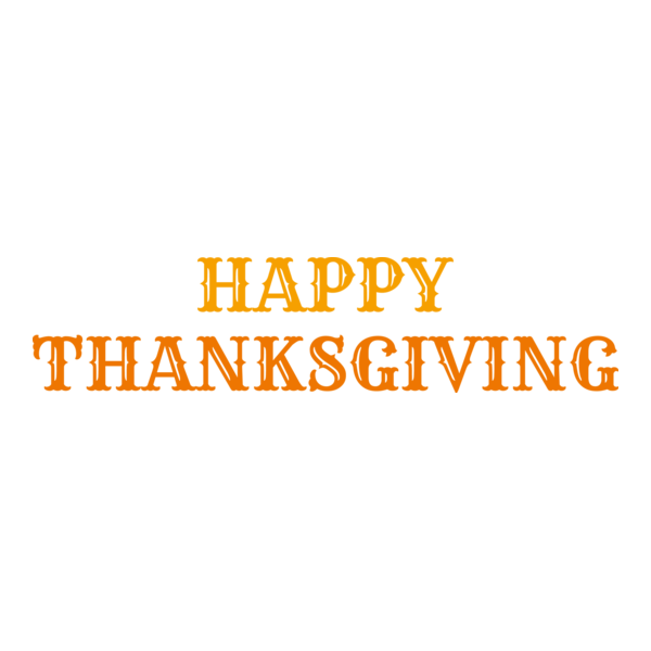 Happy Thanksgiving Logo PNG Vector
