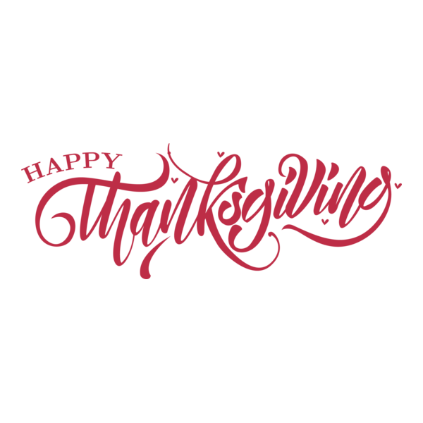 Happy Thanksgiving Logo PNG Vector