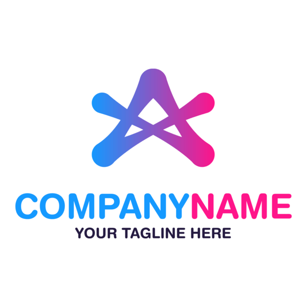 Letter A Company Logo PNG Vector