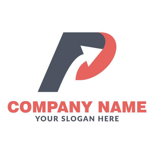 Letter P Company Logo PNG Vector