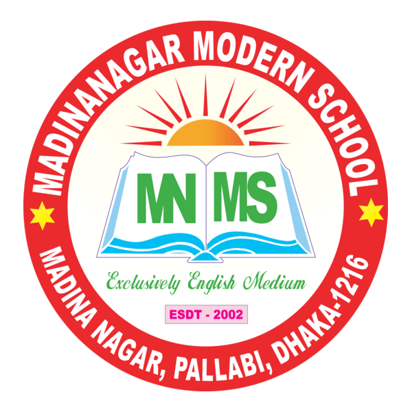 Madina Nagar Modern School Dhaka Logo PNG Vector