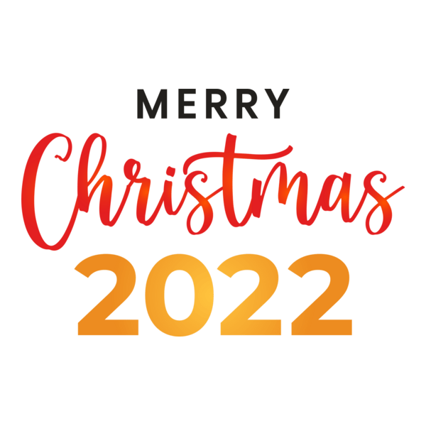 Merry Christmas 2022 Logo PNG Vector