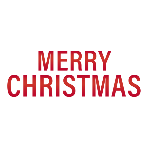 Merry Christmas Text Logo PNG Vector