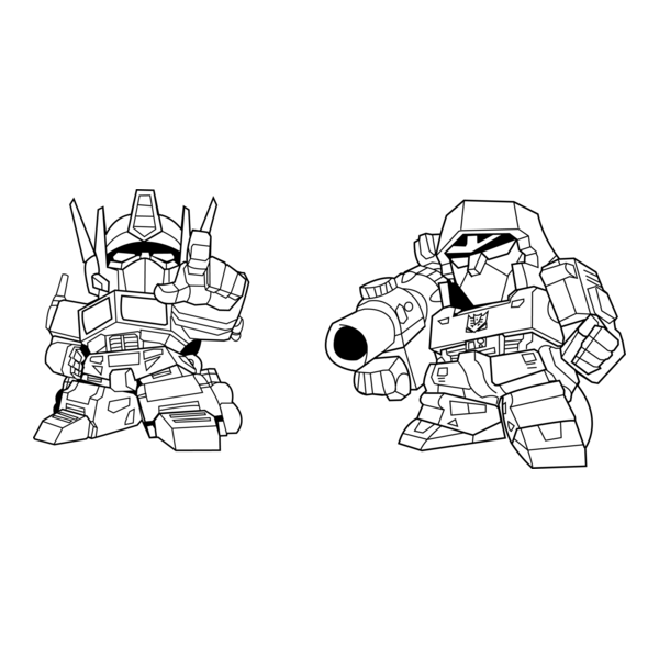 mini transformers Logo PNG Vector