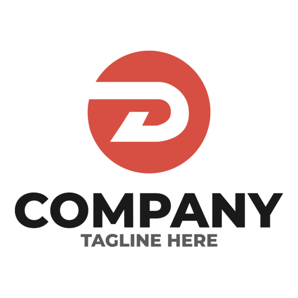 Modern Letter D Logo PNG Vector