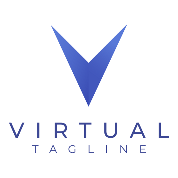 Modern Letter V Company Logo PNG Vector