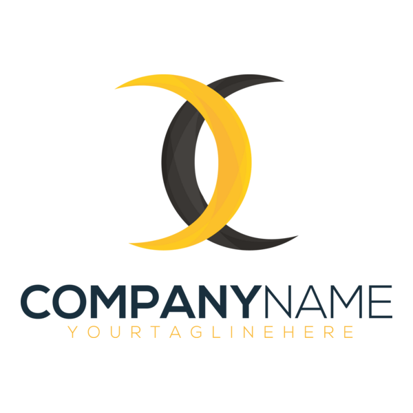 Moon Company Logo PNG Vector