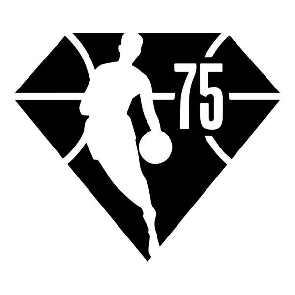 NBA 75 Years Logo PNG Vector