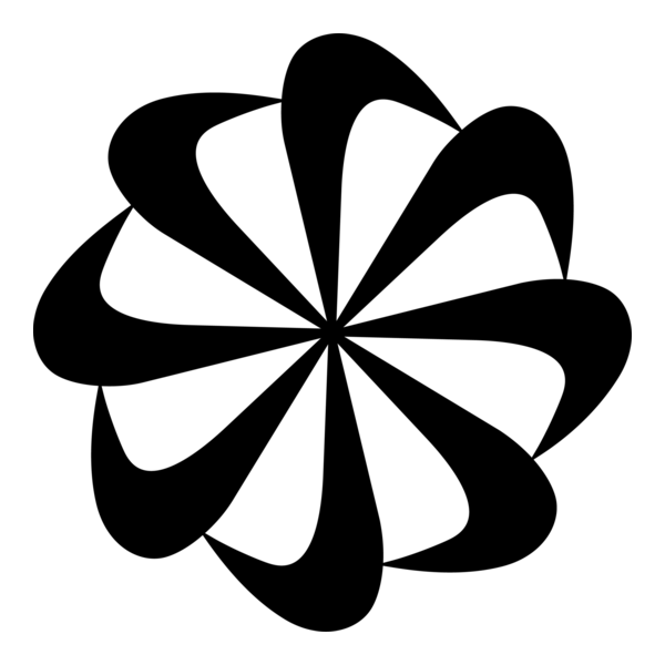 Nike Sunburst 1972 Logo PNG Vector