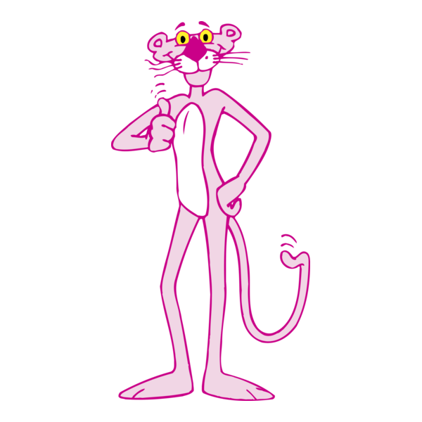 Pink Panther Logo PNG Vector