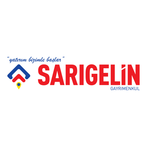 Sarıgelin Gayrimenkul Emlak Logo PNG Vector
