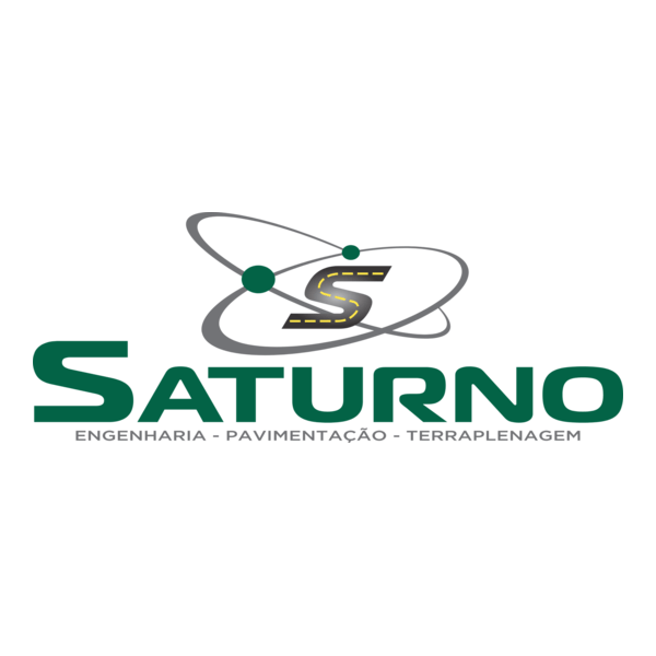 Saturno Engenharia Pavimentacao Terraplenagem Logo PNG Vector