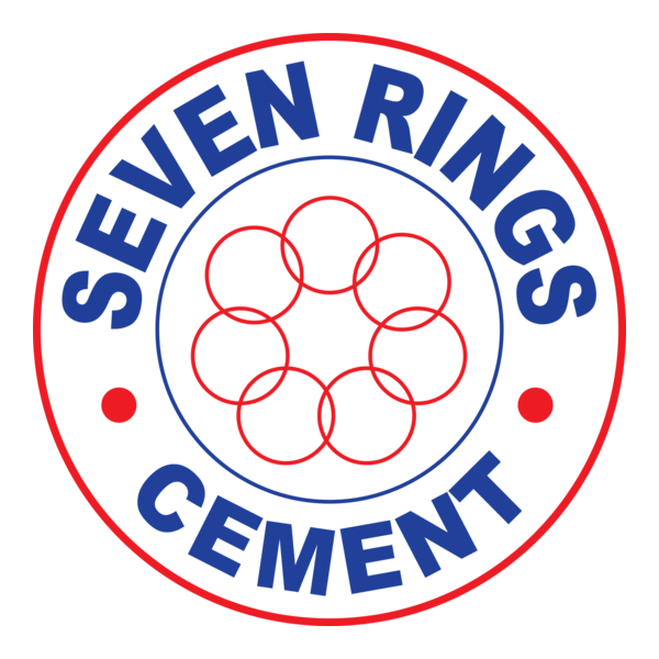 Seven Rings Cement Logo PNG Vector