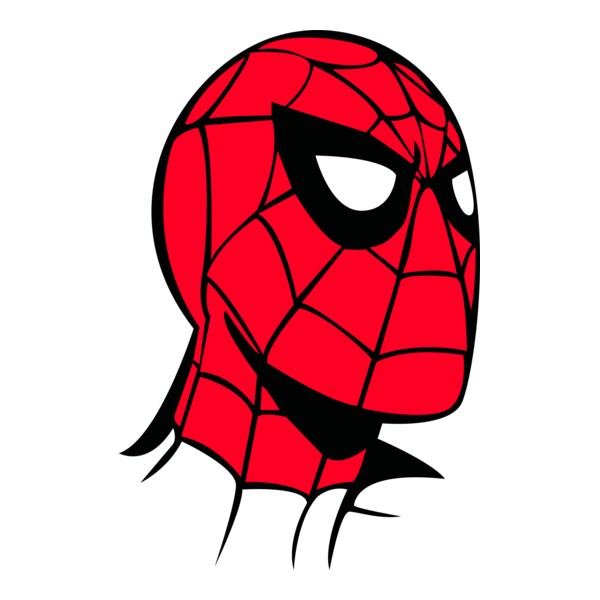 Spiderman Face Logo PNG Vector
