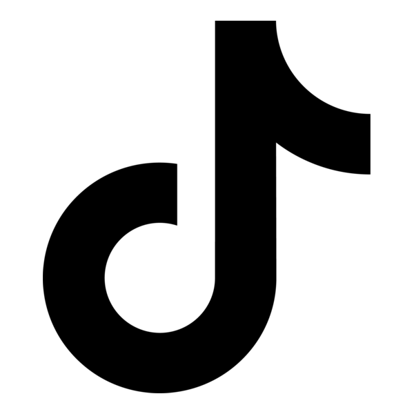 Tiktok Black Icon Logo PNG Vector
