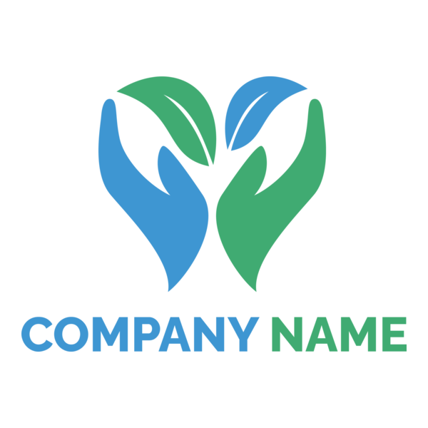 Two Hands Medical Logo PNG Vector