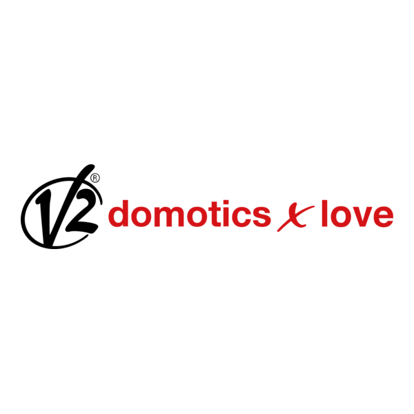 V2 Domotic X Love Logo PNG Vector