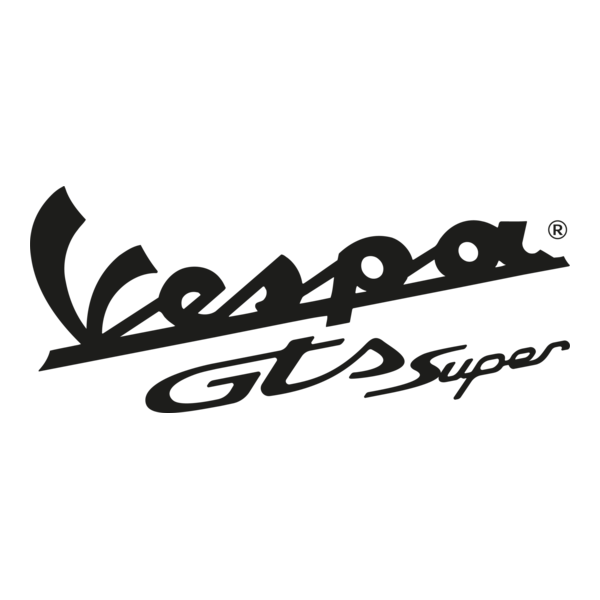 Vespa Gts Super Logo PNG Vector