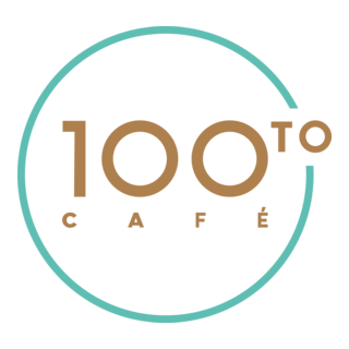 100to Café Logo PNG Vector