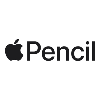 Apple Pencil Logo PNG Vector